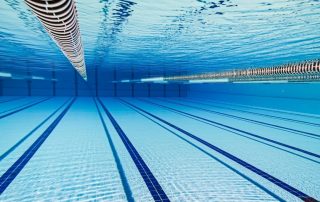 La increíble preparación de las piscinas olímpicas