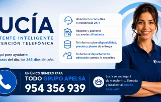Lucia asistente telefonica IA Apelsa